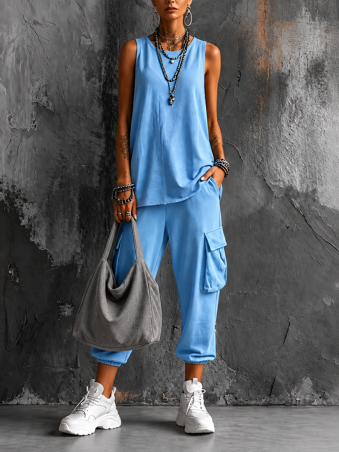Noelia | Completo casual all'insegna del comfort urbano