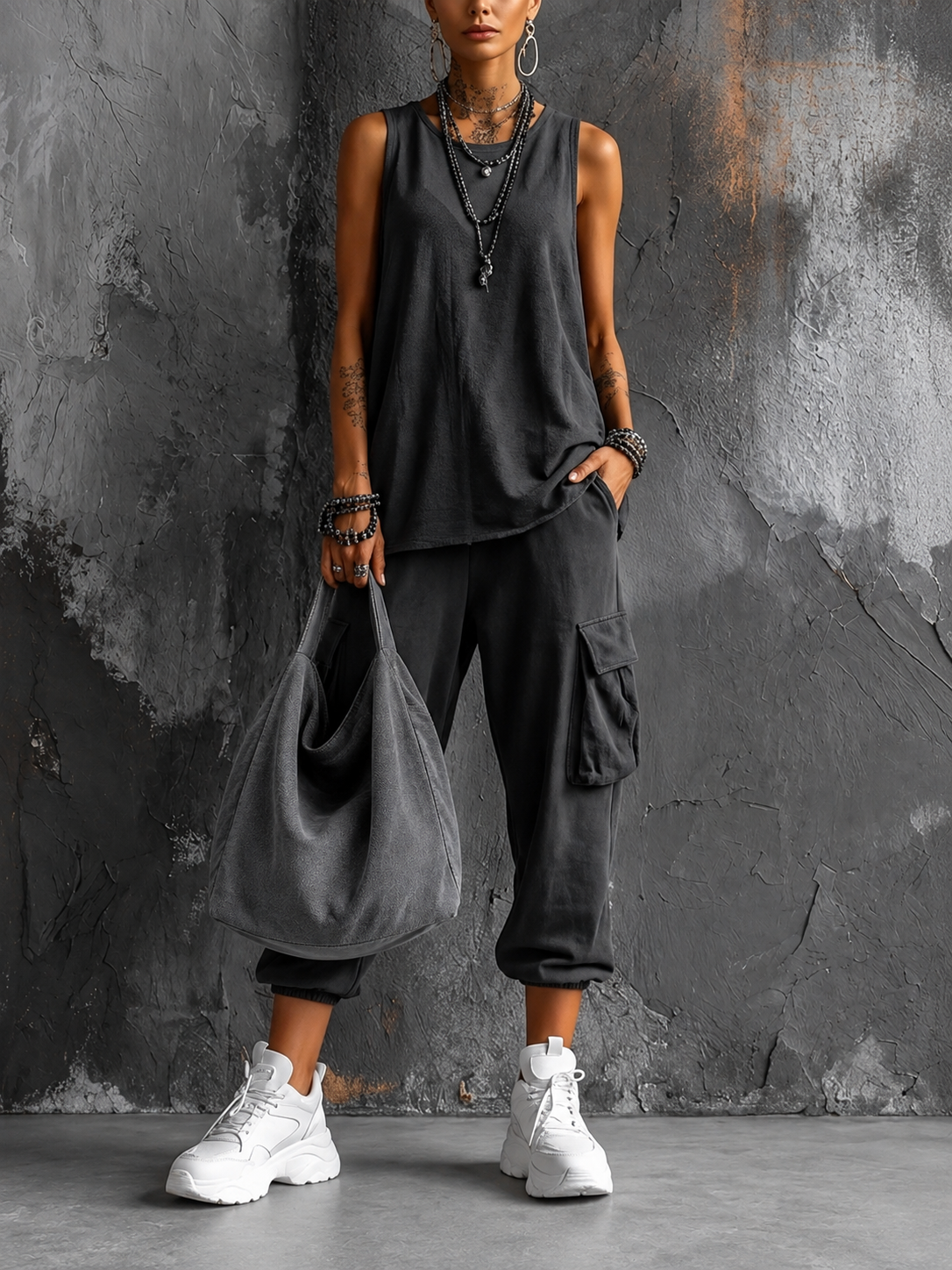Noelia | Completo casual all'insegna del comfort urbano