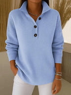 Amparo | Jersey Polo con Cuello de Pico