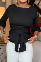 Blusa Silueta con Cintura Ajustable